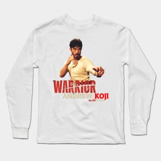 warrior series Andrew Koji as Ah Sahm design by ironpalette Long Sleeve T-Shirt